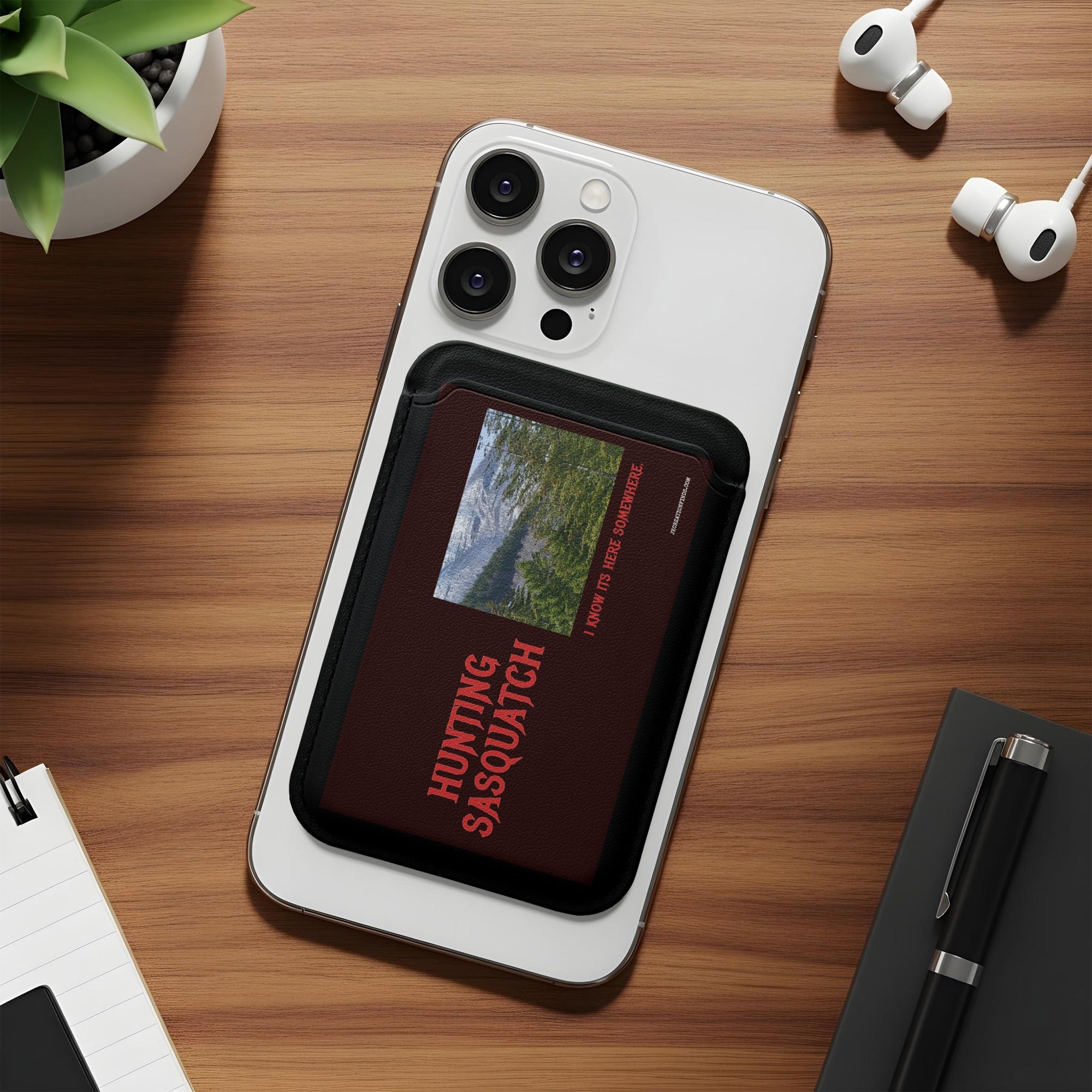 Hunting Sasquatch Phone Card Holder product