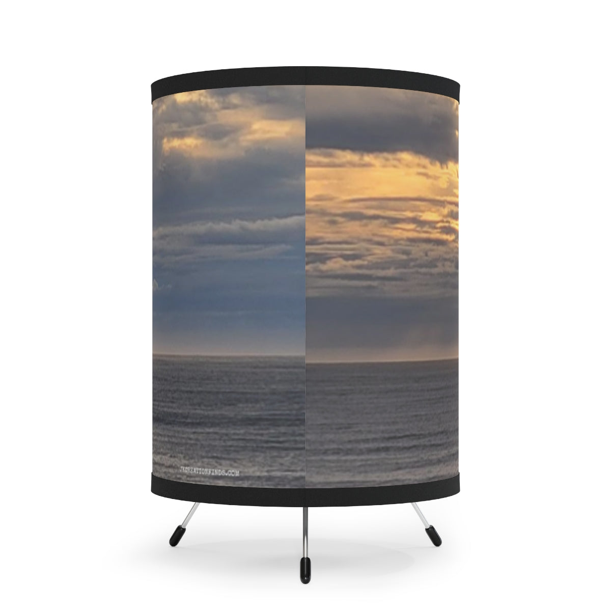 Stunning Ocean Sunset and Storm Clouds Room Divider