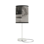 Decorative Black and White Forest Scene Lamp
