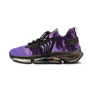Unique Purple Patterned Designer Athletic Shoes