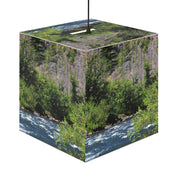 Rushing Water Green Trees Forest Riverbank Scenery product type