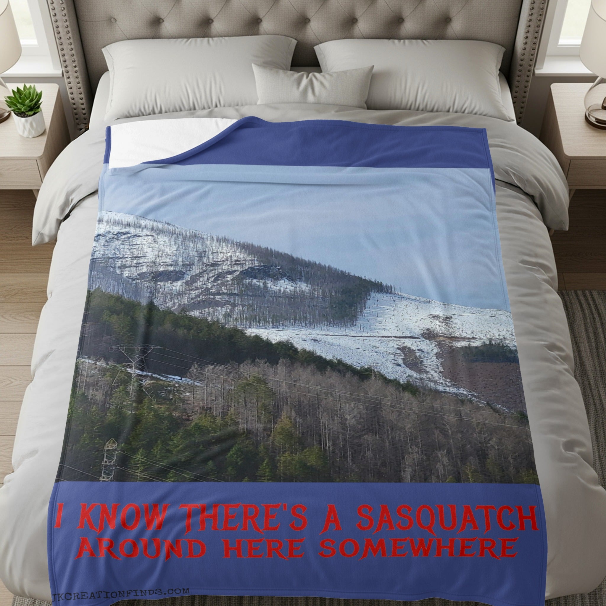 I Know There's a Sasquatch Blanket Product Type