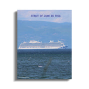 Strait of Juan de Fuca Cruise Canvas Print product type