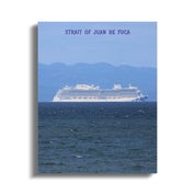 Strait Of Juan De Fuca Cruise Ship Wall Art product type