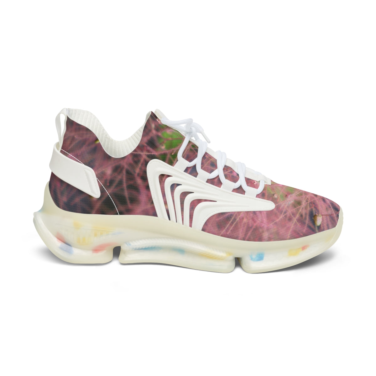 Vibrant Abstract Design Athletic Running Sneakers
