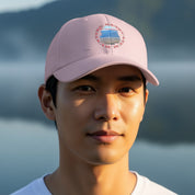 Scenic Mountain View Pink Baseball Cap product