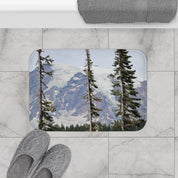 Scenic Mountain View Bath Mat for Cozy Bathroom Decor