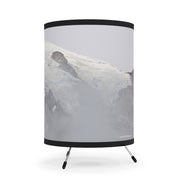 Snowy Mountain Peaks on Modern Room Divider