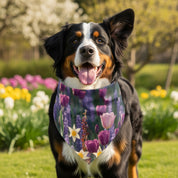 Colorful Tulip Garden Dog Bandana for Stylish Pets Product type