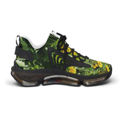Vibrant Floral Pattern Lace-Up Athletic Shoes