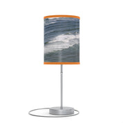 Ocean Wave Design Metal Table Lamp Product
