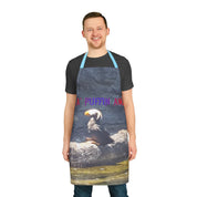 Puffin on a Rock Apron with Vibrant Colors Design