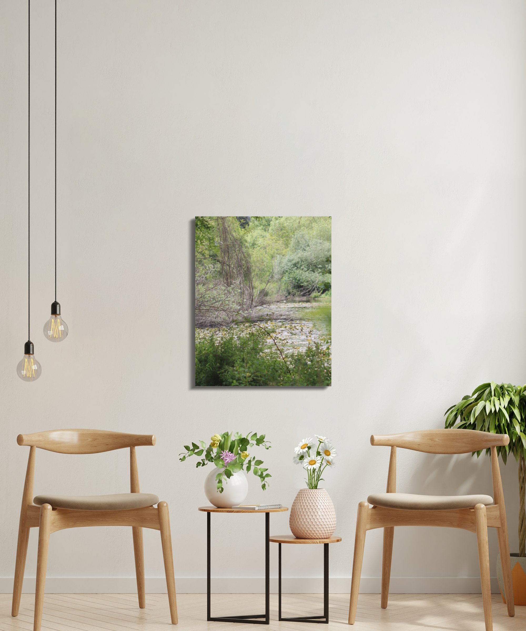 Tranquil Forest Stream Wall Art for Home Decor product