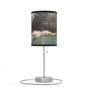 Peaceful Forest Deer Scene Table Lamp Product