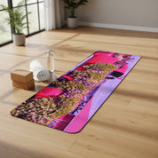 Vibrant Floral Print Gym Room Accent Yoga Mat product