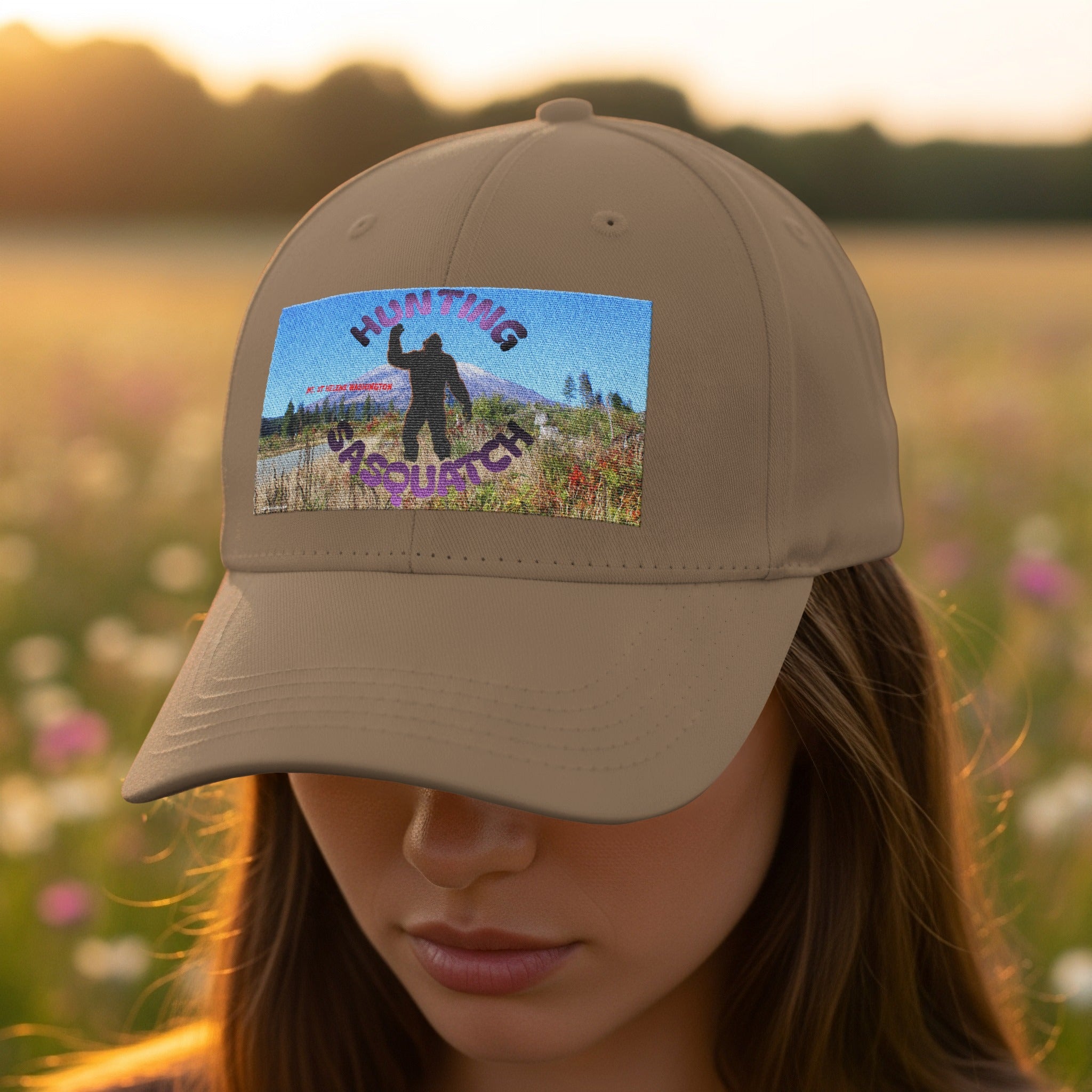 Hunting Sasquatch Embroidered Hat product type