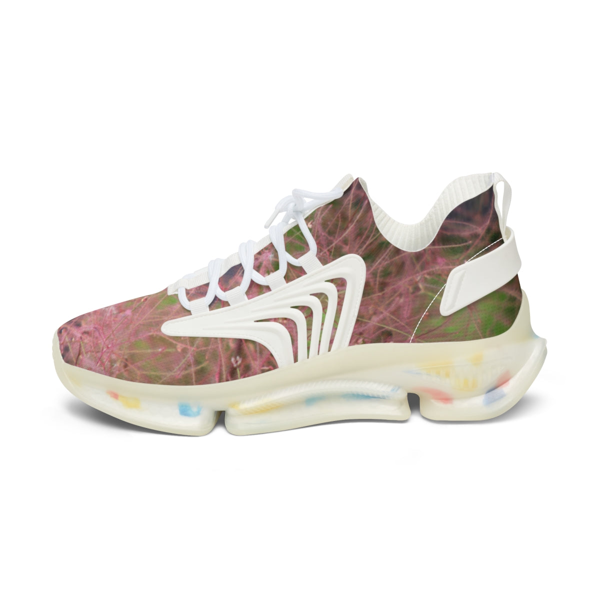 Stylish Athletic Shoes with Unique Floral Design