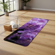 Purple Abstract Design Yoga Mat product
