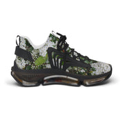 Stylish Floral Patterned Black Running Shoes