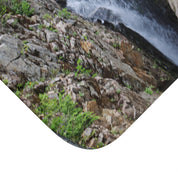 Breathtaking Rocky Terrain with Cascading Water Scene