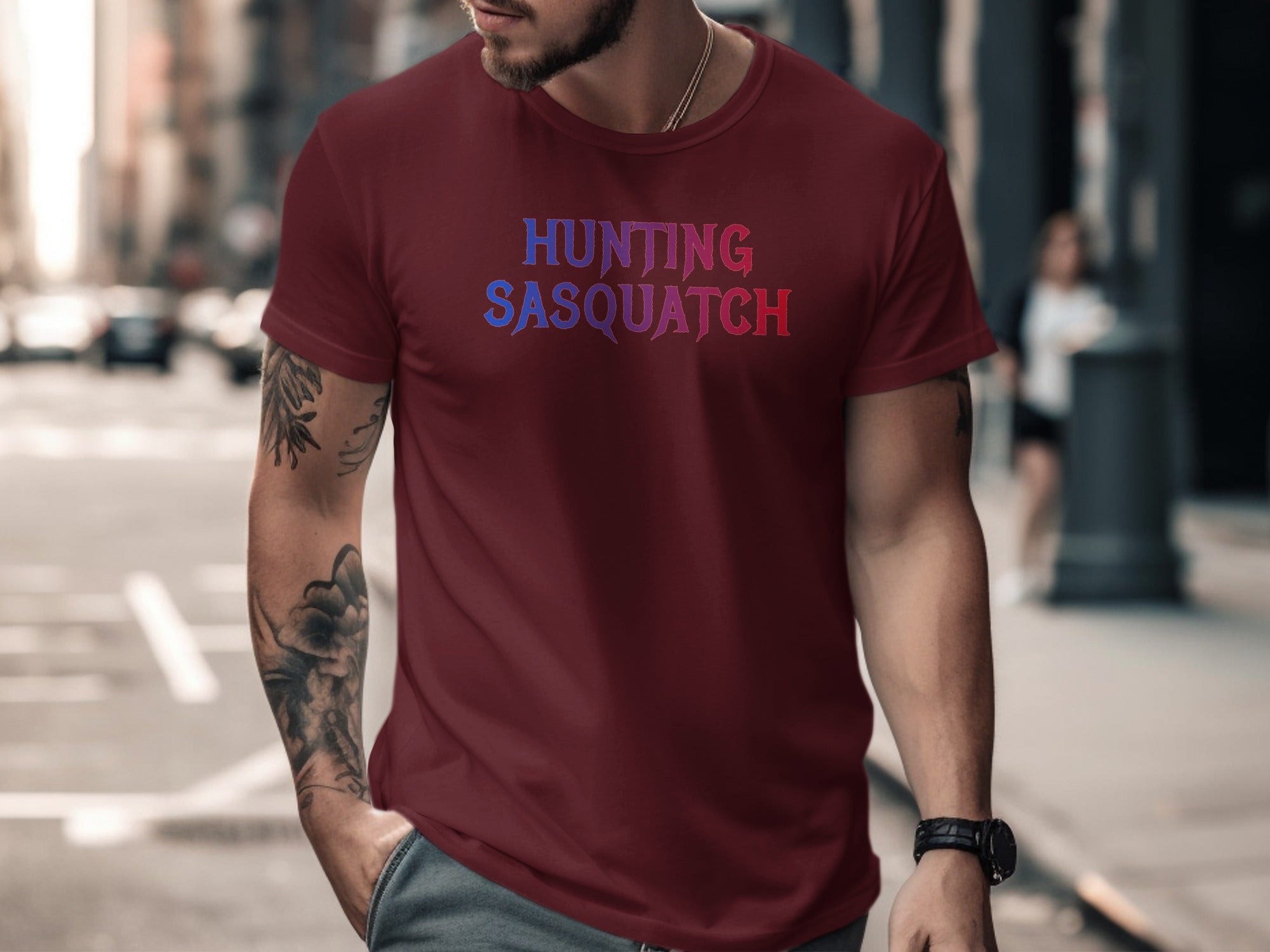 Hunting Sasquatch Bold Graphic T-Shirt product type