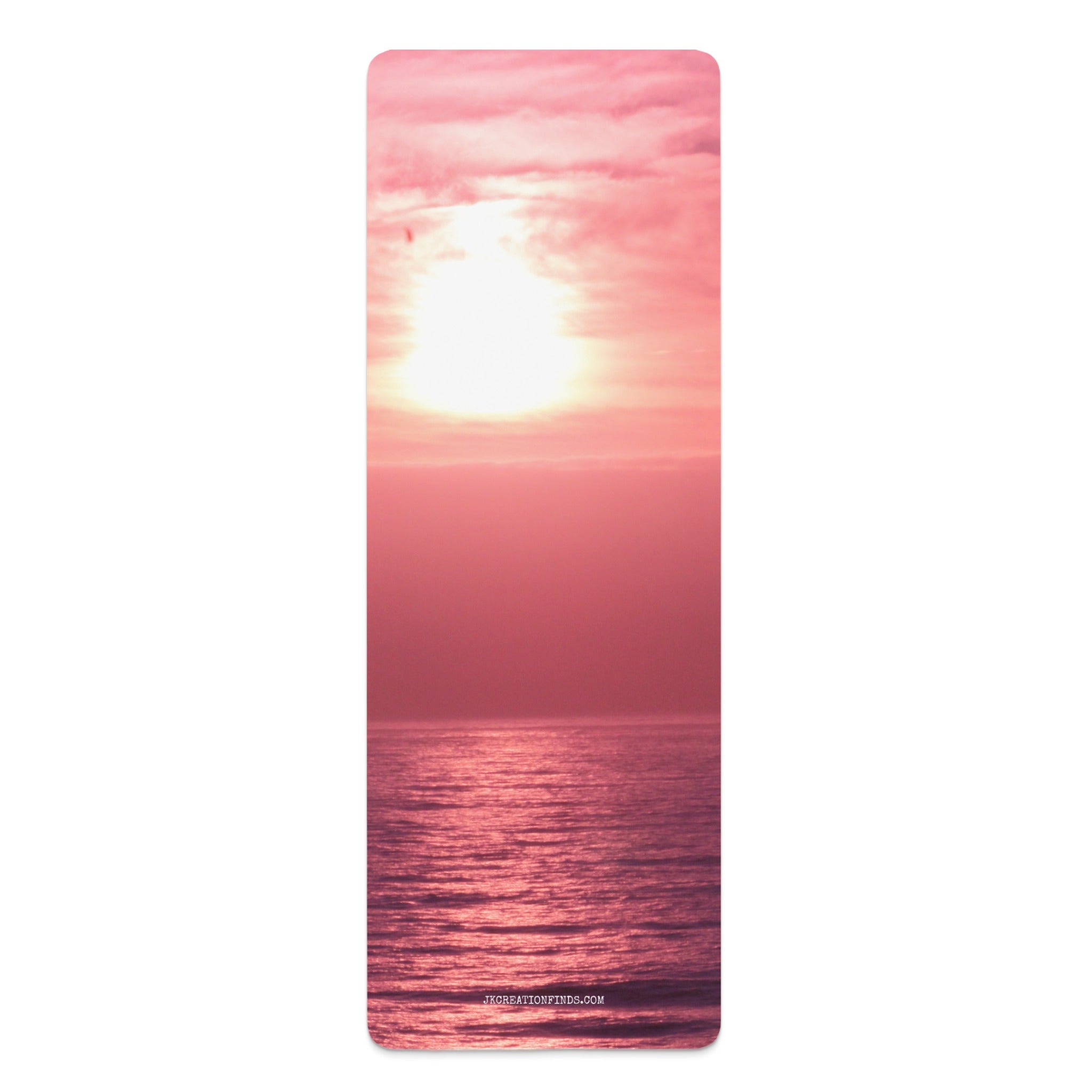 Pink Sunset Over Ocean Scene Bookmark product