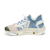Stylish Wave Design Athletic Sneakers