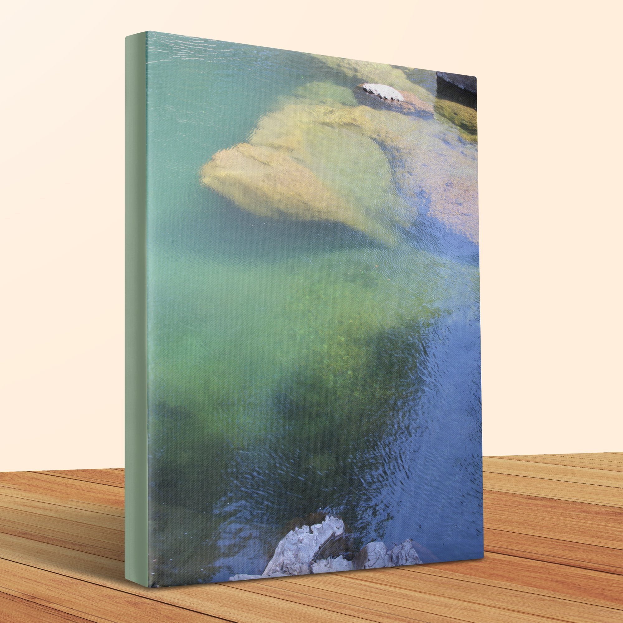 Scenic Serene Reflection of Waterways Canvas product