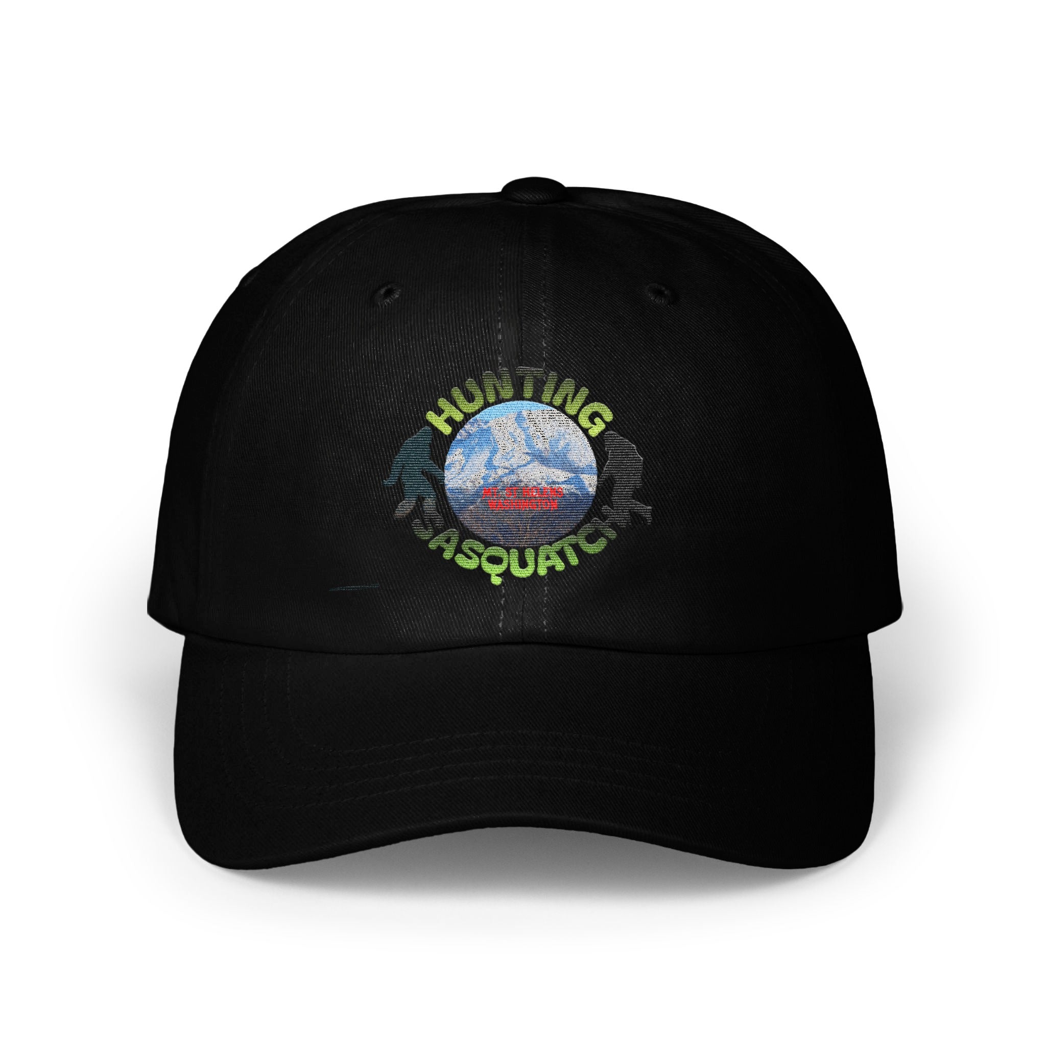Hunting Sasquatch Earth Graphic Emblem Hat product