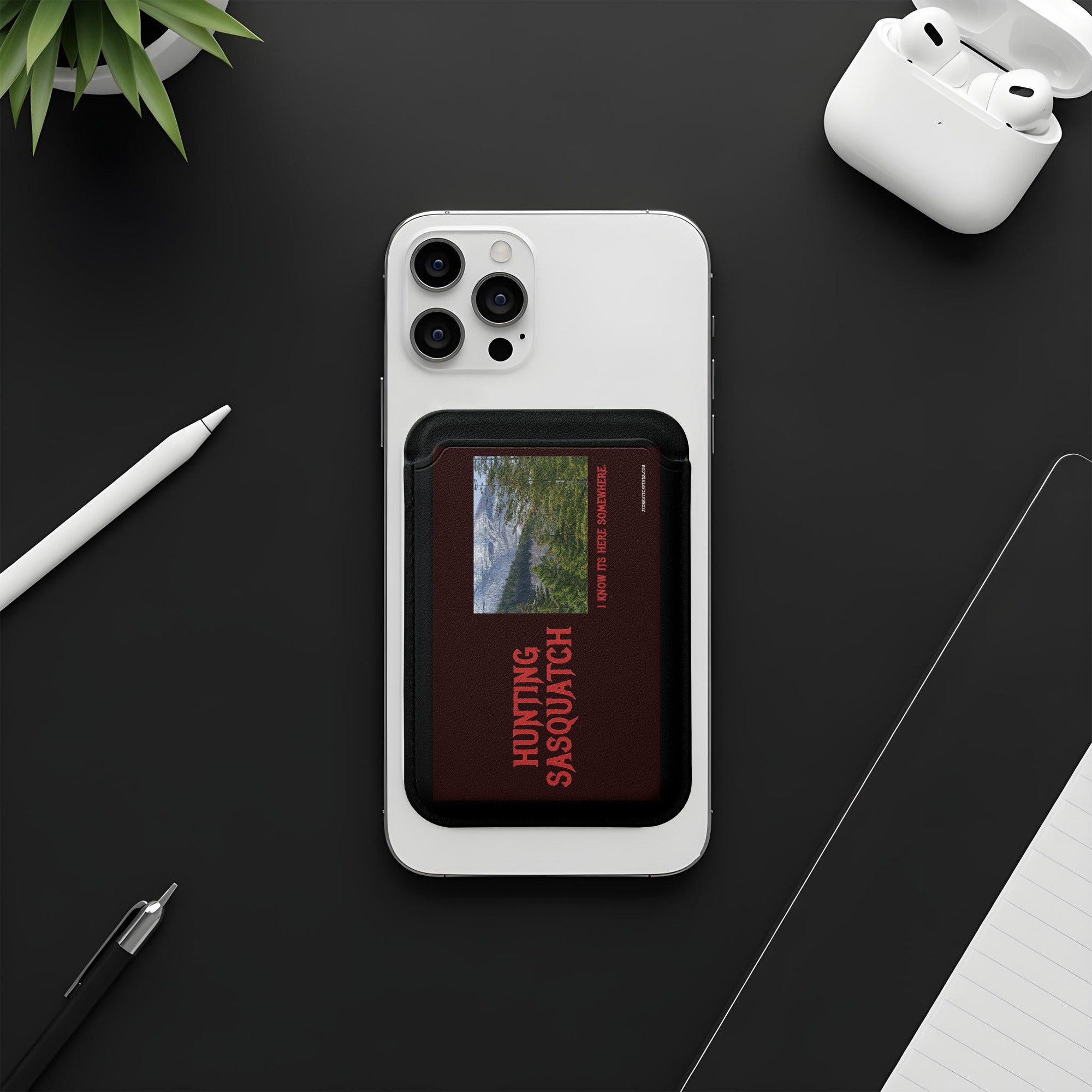 Hunting Sasquatch Black Wallet iPhone Case product