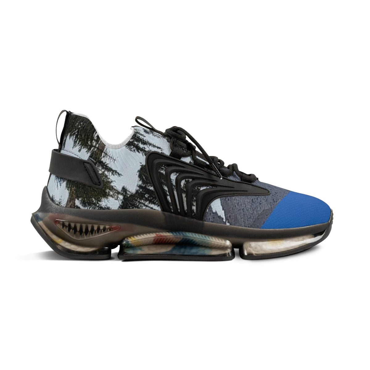 Fashionable Athletic Footwear with Unique Artistic Design