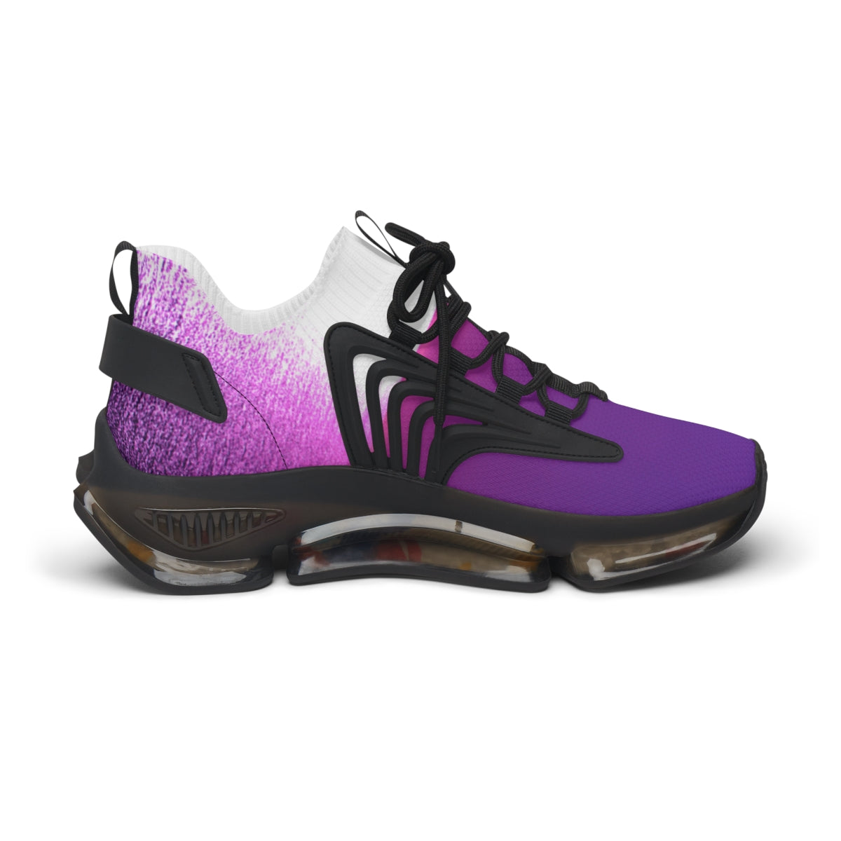 Stylish Purple Gradient Athletic Sports Shoes