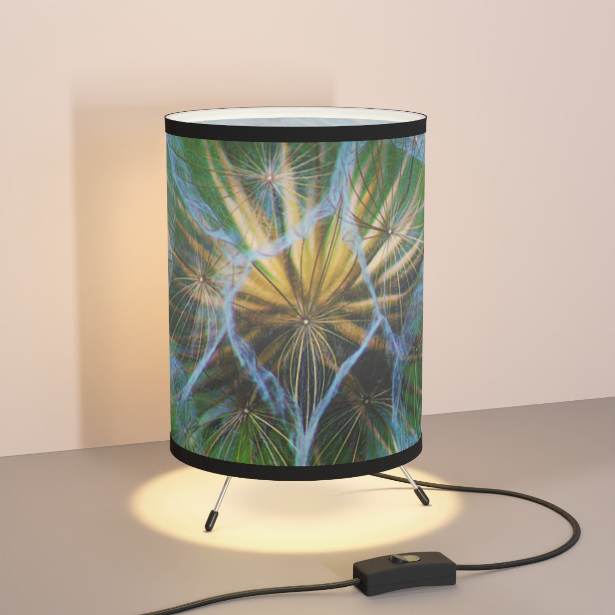 Vibrant Patterned Table Lamp for Home Decoration