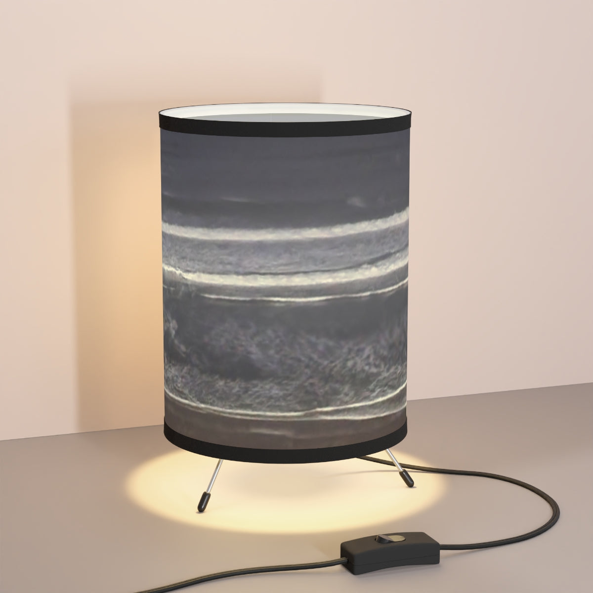Modern Minimalist Grey Table Lamp for Cozy Lighting