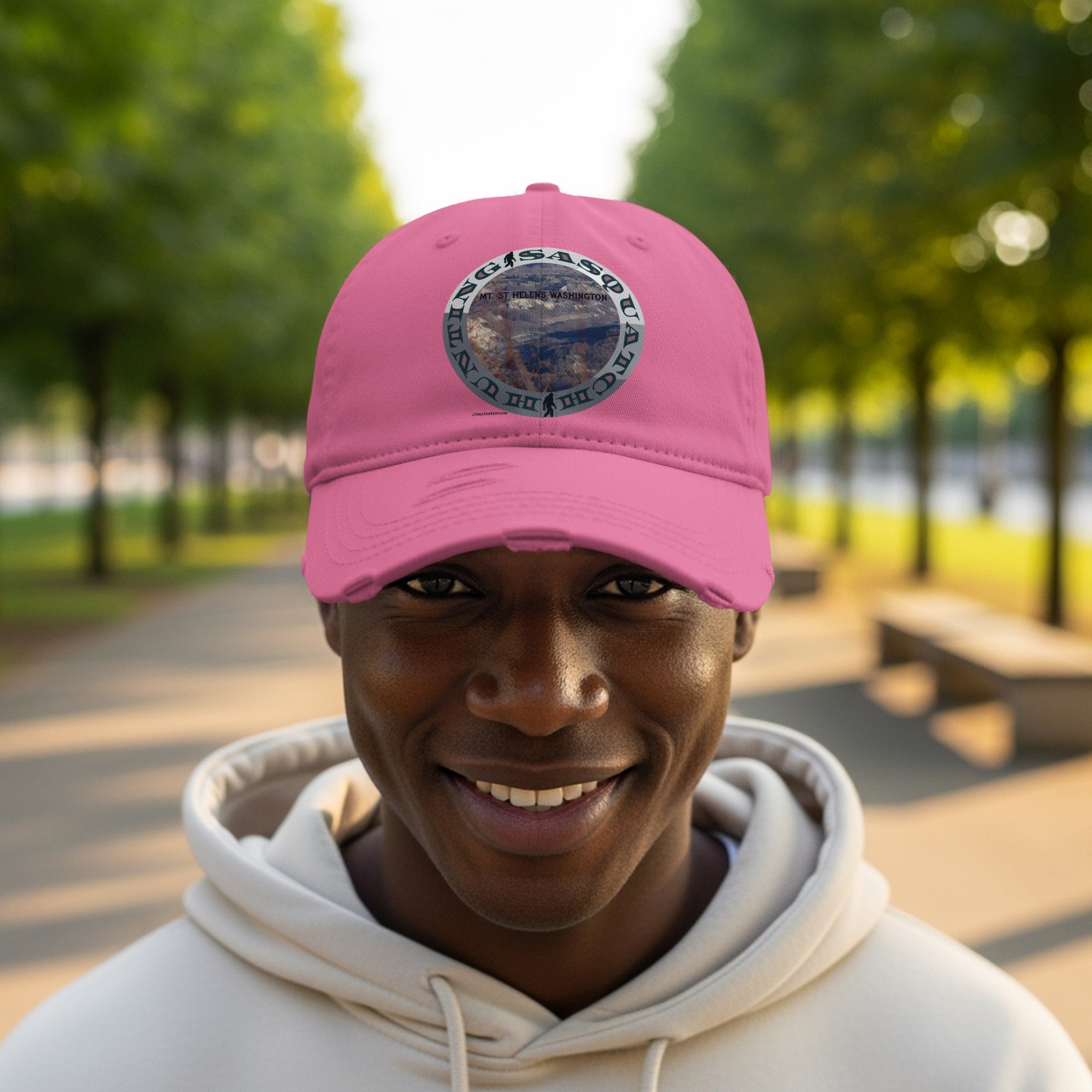 Custom Pink Hat with Unique Design product type
