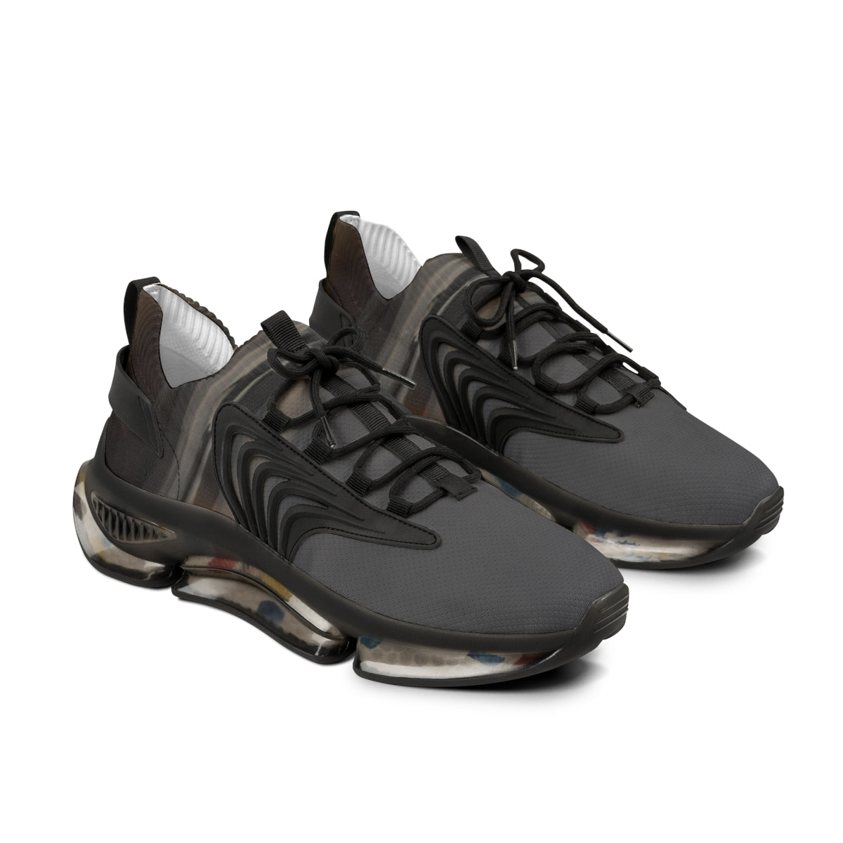 Stylish Black High-Performance Fashion Sneakers