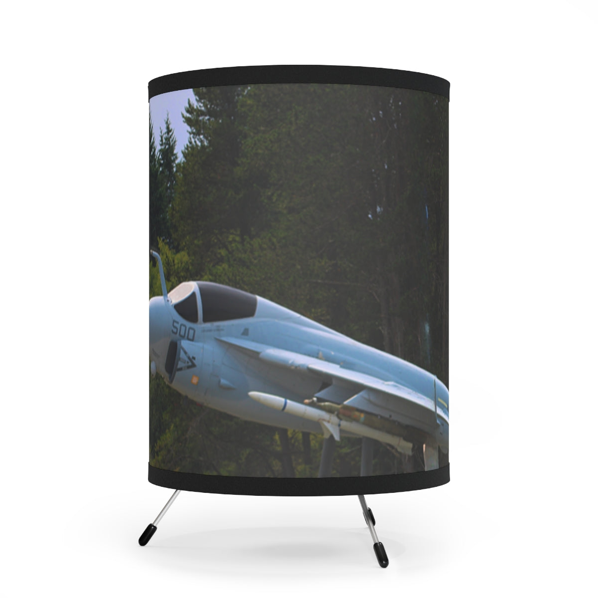 Military Fighter Jet Aviation Drum Lamp Shade
