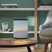 Serene Coastal Beach Scene Print Lamp for Home Decor