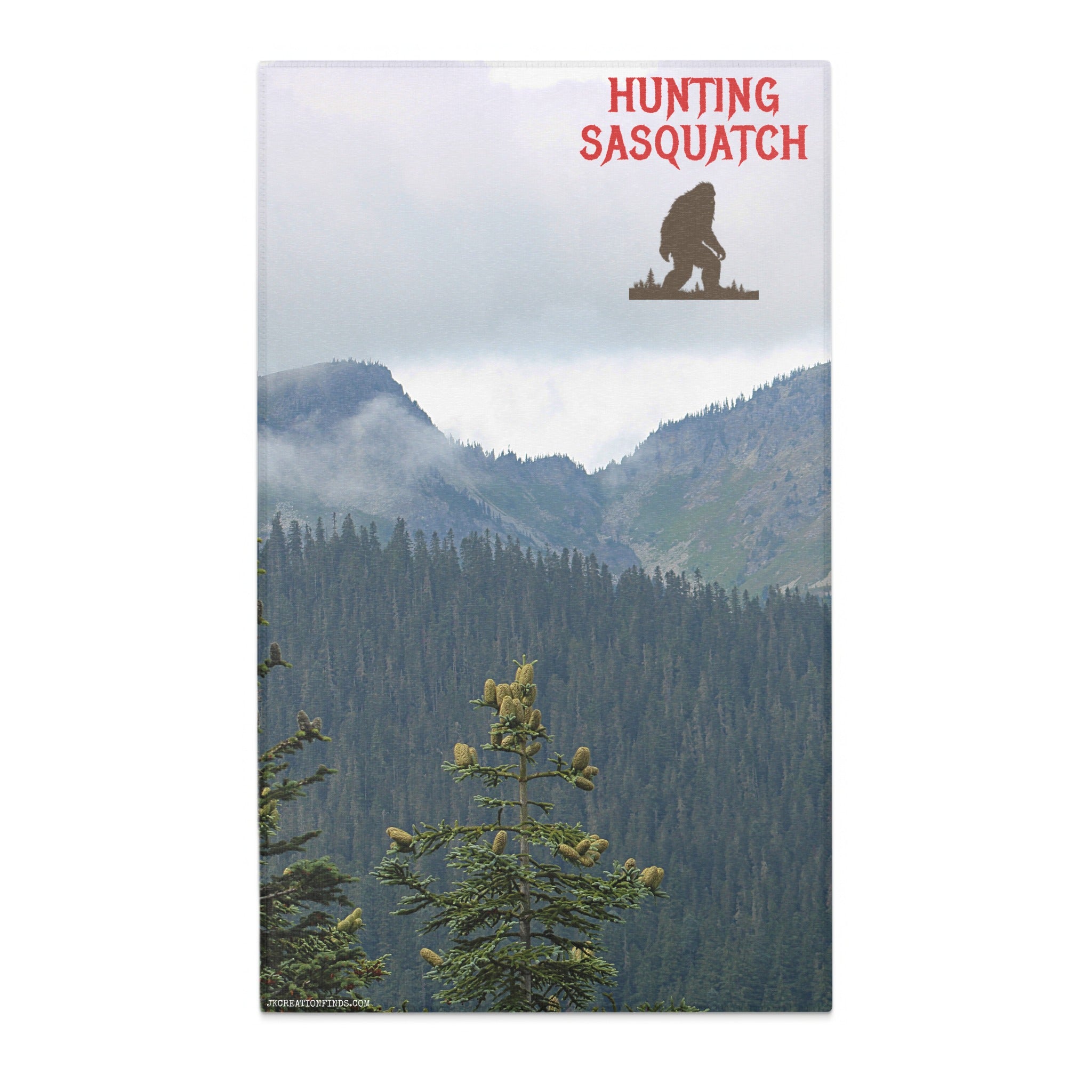 Hunting Sasquatch Scenic Forest Wall Canvas product